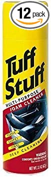 Tuff Stuff Multi Purpose Foam Cleaner for Deep Cleaning - 22 oz. (1.37 lbs)- 12 Pack