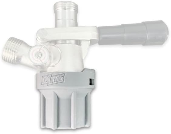 Coldbreak Beer Coupler Cleaning Cap - Bar Supplies and Beer Accessories - Ideal for Bartenders, Bar Owners, Professional and Home Brewers - Compatible with Sankey D and Euro (S), Grey
