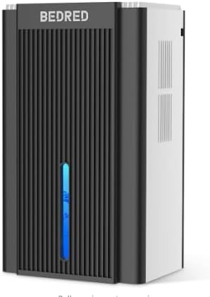 Dehumidifier,95OZ Dehumidifier for Home 1000 Sq.Ft - Quiet with Auto Shut Off & Relaxing 7 Color Ambient Light,Ideal for Livingroom, Bedroom, Basement (White/Black)