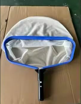 Fine Mesh Pool Skimmer Net – 19” Wide Metal Frame, Heavy-Duty Leaf Rake for Inground & Above Ground Pools