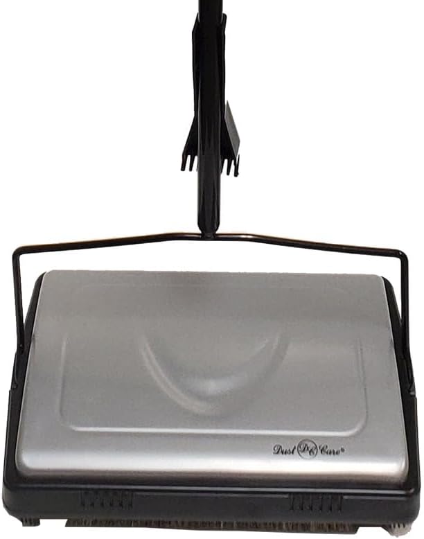 Dust Care DC 12985 11" Cleaning Path Commercial Grade Carpet Sweeper – Non-Electric, Triple-Brush System, Clean Out Comb on Board – Ideal for Efficient Cleaning of Carpets and Floors