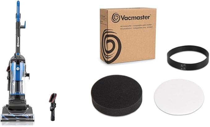 Vacmaster UC0501 Bagless Upright Vacuum Cleaner 520969 Pre-Filters and Replacement Belt