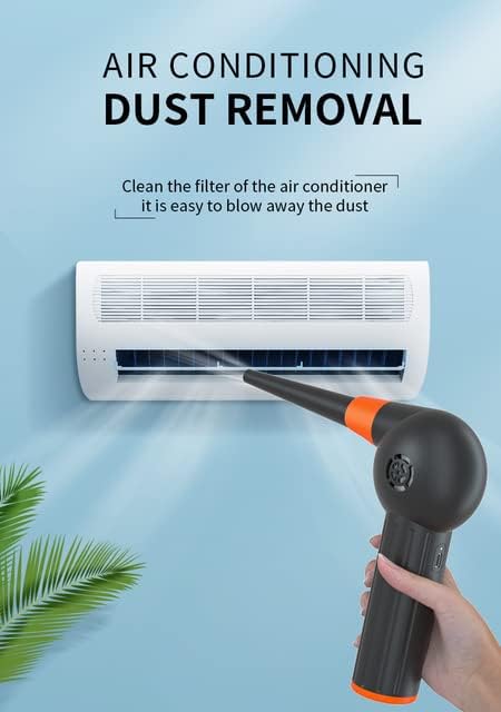 Byson Air Duster for Computer Keyboard Cleaning, 40,000 RPM, Brushless Motor, Rechargeable Battery Powered, Type-C Fast Charge 40 Minutes Use, Reusable Duster Replaces Compressed Air Cans
