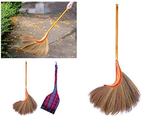 Natural Grass Broom 100% Handmade (Traditional)