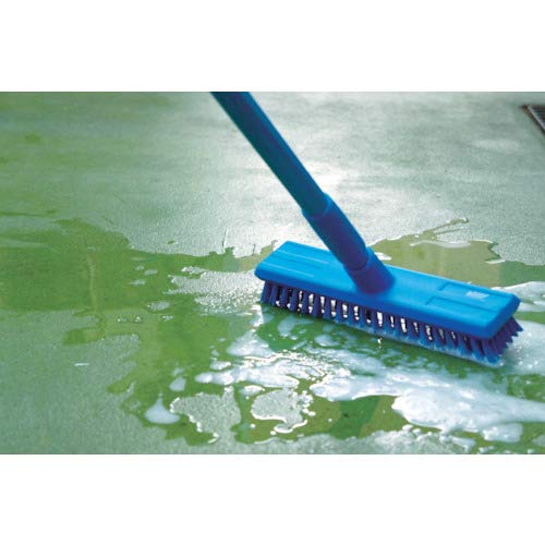 Vikan 70433 Deck Scrub,Medium,11",PP/PBT,Blue