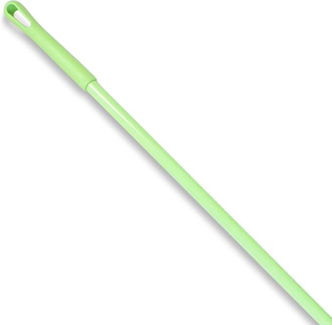 SPARTA Fiberglass Broomstick Replacement Broom Handle with Acme Threaded Tip for Industrial Cleaning Tools, Fiberglass, 60 Inches, Lime