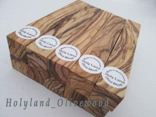 10 ~ Bethlehem Olive Wood Pen Blanks With Certificates Authentic-Premium Quality
