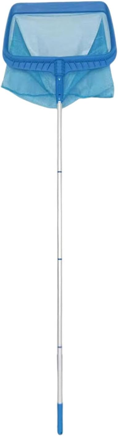 Fishing Net Swimming Pool Cleaning Netting Patio Fine Mesh Yard Pool Skimmer Net for Above Ground Inground Pool Pool Pond SPA, 117cm/977 (Color : Blue, Size : 184cm)