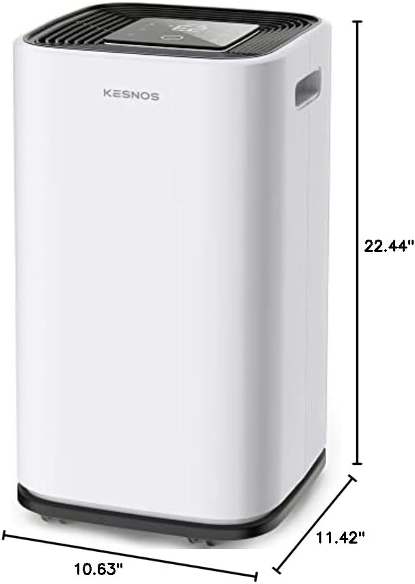 Kesnos 70 Pint Dehumidifiers for Spaces up to 4500 Sq Ft at Home and Basements PD253D,White