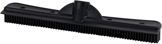 FURemover Pet Hair Removal Rubber Broom, 12" Broom Head