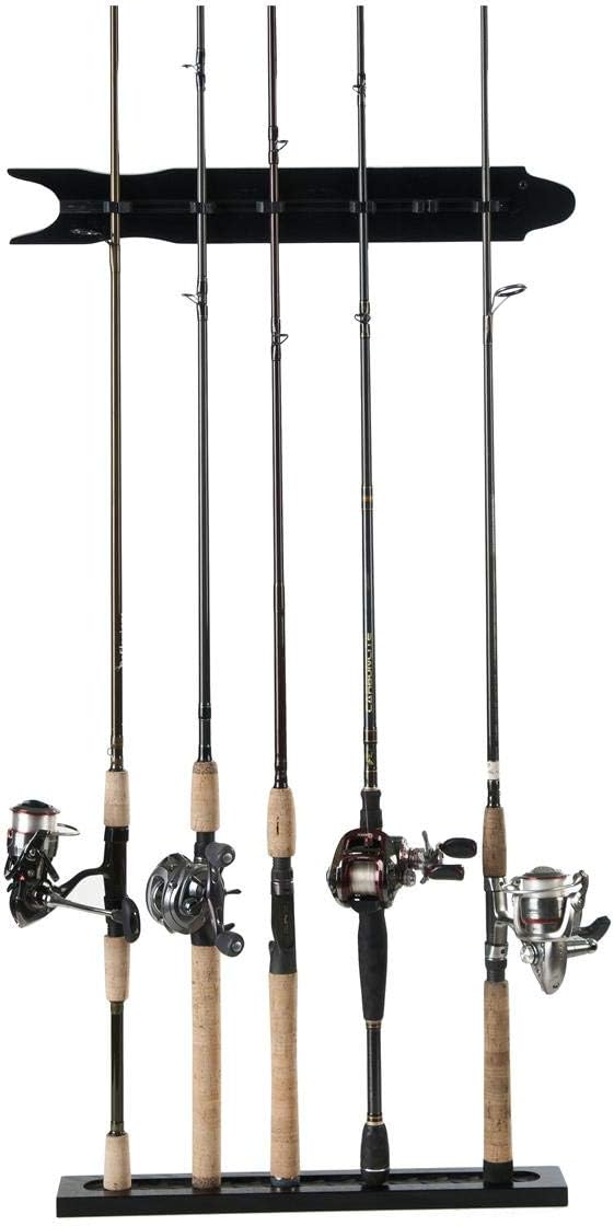 Old Cedar Outfitters Modular Wall Rack for Fishing Rod Storage, Holds up to 8 Fishing Rods