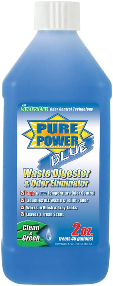 Valterra V23001 'Pure Power Blue' Waste Digester and Odor Eliminator - 16 oz. Bottle