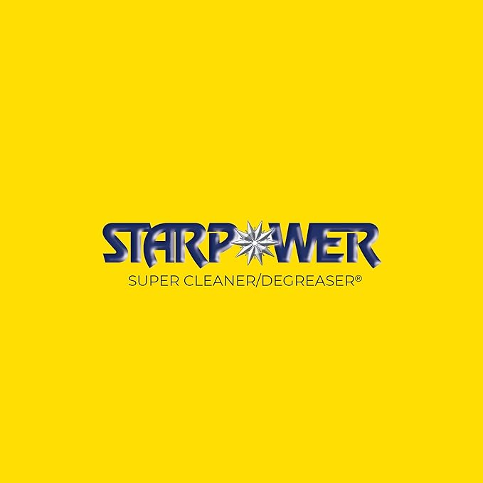 STARPOWER SUPER CLEANER/DEGREASER Concentrate - Heavy Duty Multi Surface Grease, Oil, Grime Remover, 1 Gallon