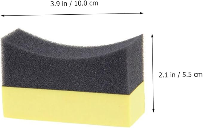 40pcs Car Cleaning Sponge Tire Dressing Pads Reusable Wax Applicators for Car Wash Soft Non-Scratch Sponges for Windshield Dashboard Cleaning