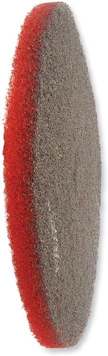 EZ Care Heavy Duty Scrub Pad 20 Diameter Red/Gray 5/Carton