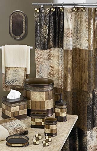 Zahari Home Zambia Animal Print Bathroom Rug Classic Luxury Bath Rug Contemporary Decor Beautiful Shower Mat Unique Design Stylish Western Country 21" x 34" Acrylic