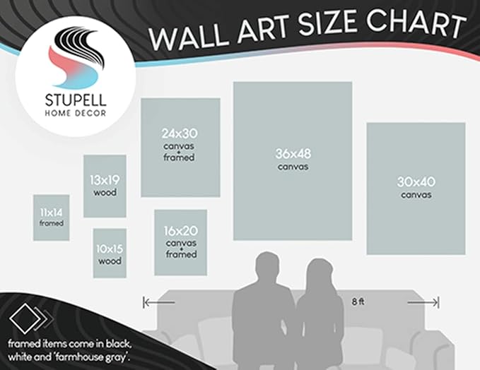 Stupell Industries 'If Shoe Fits Get Matching Broom Halloween'| Canvas Art | Stupell Industries | 20 x 48 Inches, Easy to Hang and Sturdy, Made in USA, by Lil' Rue
