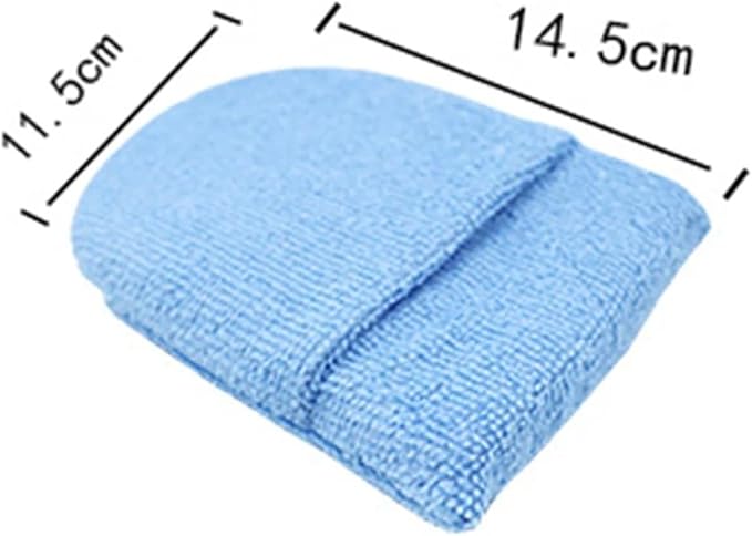 1/10pcs Car Wax Applicator Mitts Microfiber Waxing Polish Pad Sponge Auto Soft Wax Polishing Foam Applicator Car Cleaning Mitts(2pcs Grey)