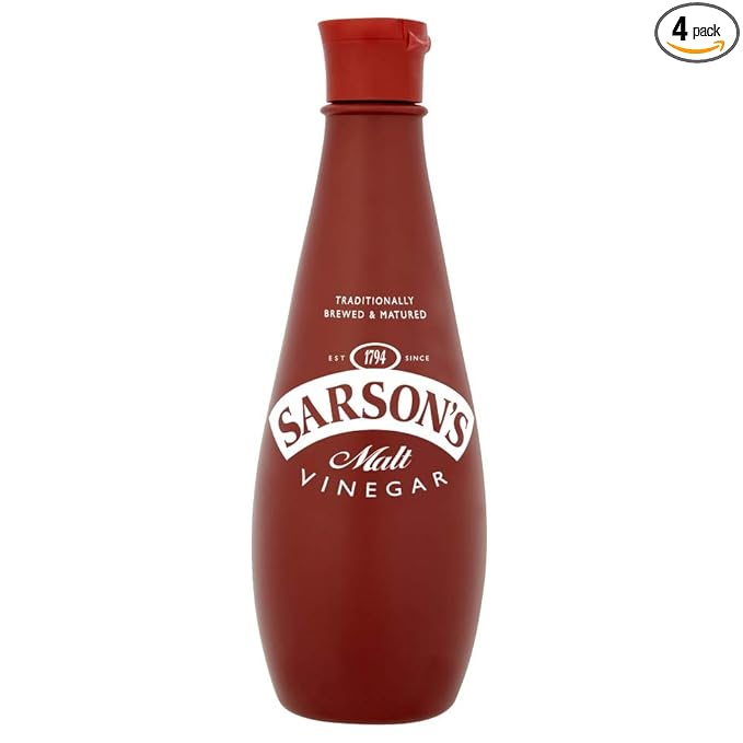 Sarsons Malt Vinegar 300ml (Pack of 4)
