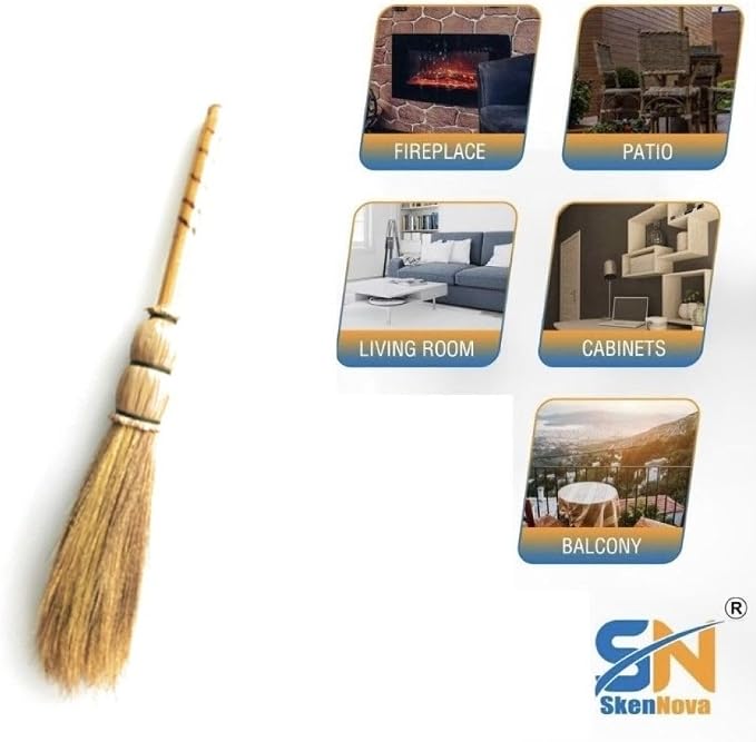 Small & Tiny Dusting Whisk Broom Grass Handmade
