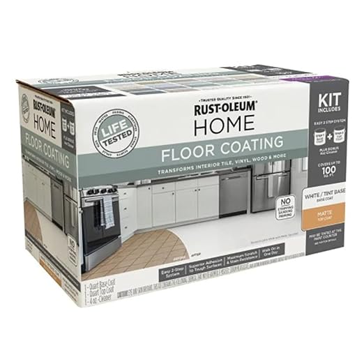 Rust-Oleum Home Floor Coating Ultra White Tint Base Matte Kit