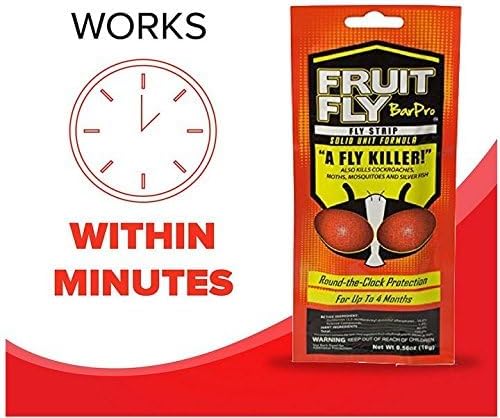 Fruit Fly BarPro – 4 Month Protection Against Flies, Cockroaches, Mosquitos & Other Pests – Portable for Indoor & Outdoor Use
