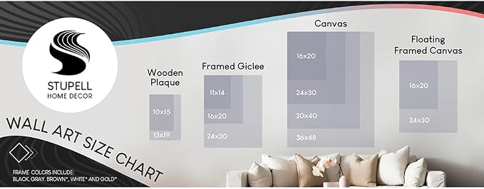 Stupell Industries Broom Parking Witty Halloween Witch Phrase Typography, Design by Lettered and Lined, 36 x 48, Gallery Wrapped Canvas | Stupell Industries | 48 x 36 Inches, Easy to Hang and Sturdy, Made in USA, by Lettered and Lined
