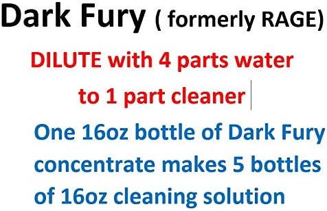 Superior Products Dark Fury (Formerly RAGE) Wheel and Bug Cleaner, 1 Gallon, Made in USA