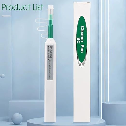 Fiber Cleaner, Fiber Optic Cleaner Pen for 2.5mm Ferrules SC,FC,ST,SC/APC and FC/APC,800+ Clean Times