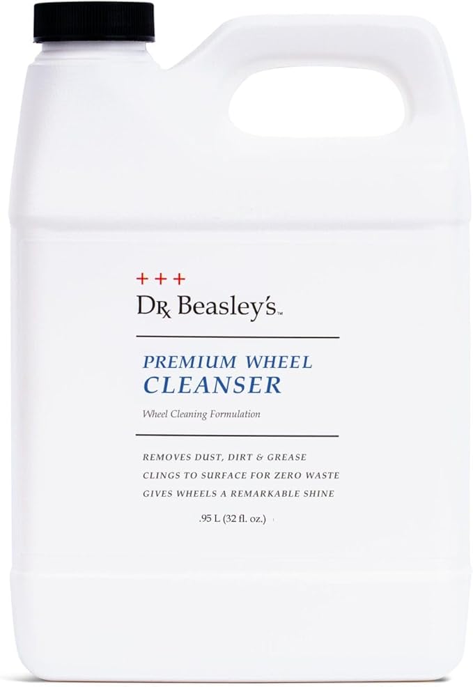 Dr. Beasley's Premium Detailing Wheel Cleanser- 32 oz. Removes Dust and Grease, Reveals Remarkable Shine, Safe For All Wheel Types
