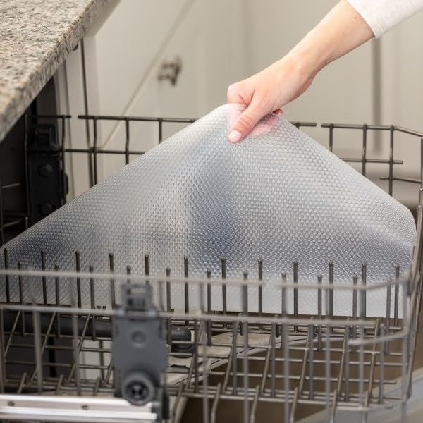Duck Brand Clear Classic EasyLiner Shelf Liner, Non-Adhesive, Clear, 12 Inches x 20 Feet, 2 Rolls