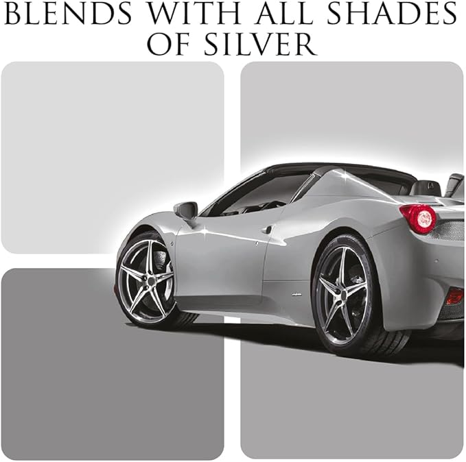 Car Gods Iris Custom Color Silver 3-in-1 Polish Wax Color Restorer & Scratch Remover, 16 Colors Available, 17 Fl Oz