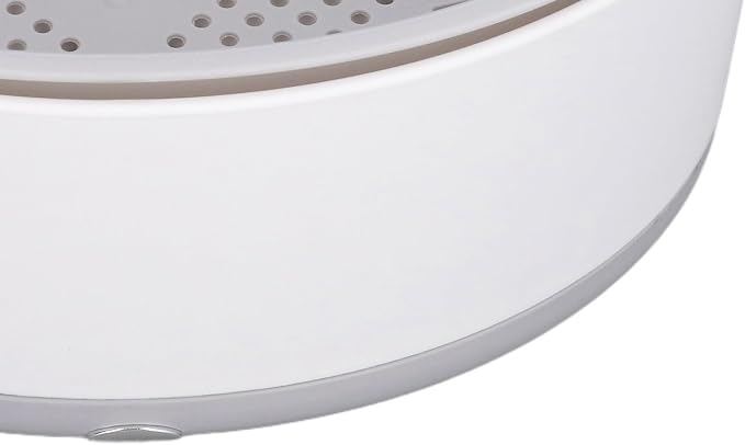 Fruit and Vegetable Washing Machine, Efficient Double Layer, Time-saving Electric Vegetable Cleaning Basket with Powerful Cleaning Device, ABS Material (White of Second