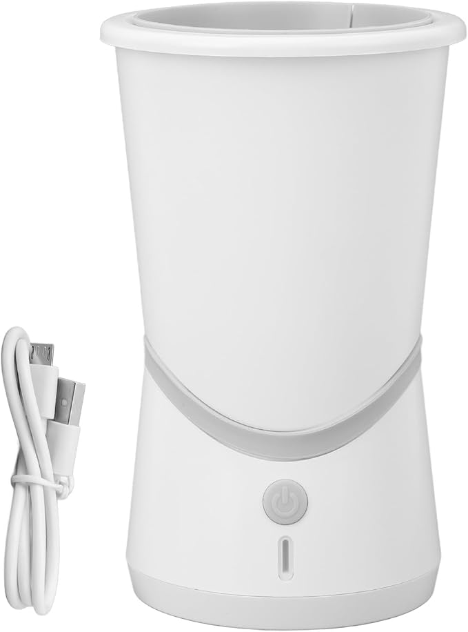 Fockety Automatic Dog Paw Cleaner, USB Electric Paw Washer for Dogs Portable Paw Cleaner Cup, Dog Foot Cleaning Machine for Small and Medium, Large Dogs, Cats