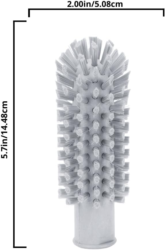 SPARTA Multi-Purpose Valve Brush Pipe Brush, Round Brush with Polyester Bristles, Color Coded for Commercial Cleaning, Kitchen, Restaurant, Bathroom, Plastic, 5.7 X 2 X 5.7 Inches, Blue