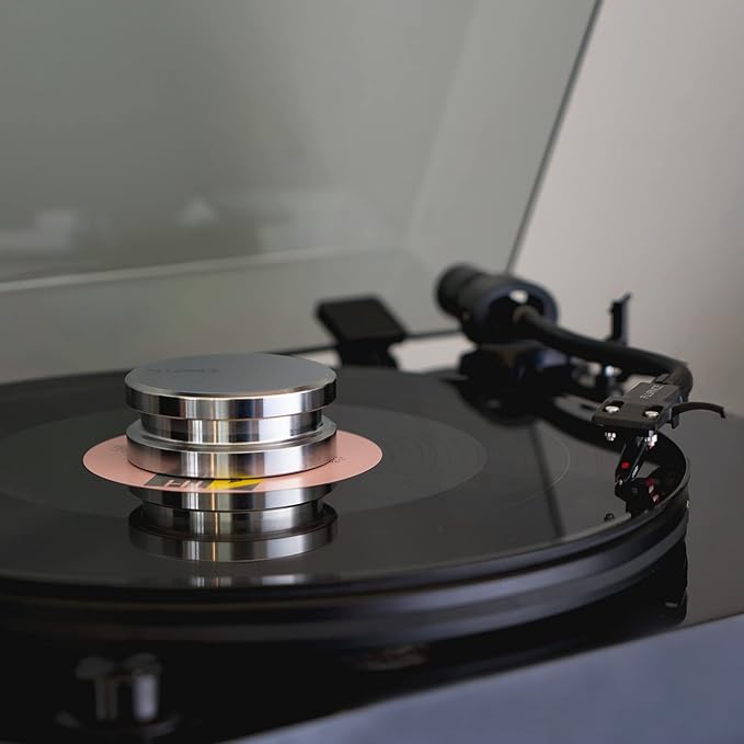 Fluance Vinyl Record Accessory Kit with Record and Stylus Anti-Static Carbon Fiber Brushes and Record Weight (VB52RW02)