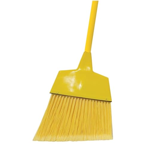 Medline Plastic Angle Broom, Flagged, Each