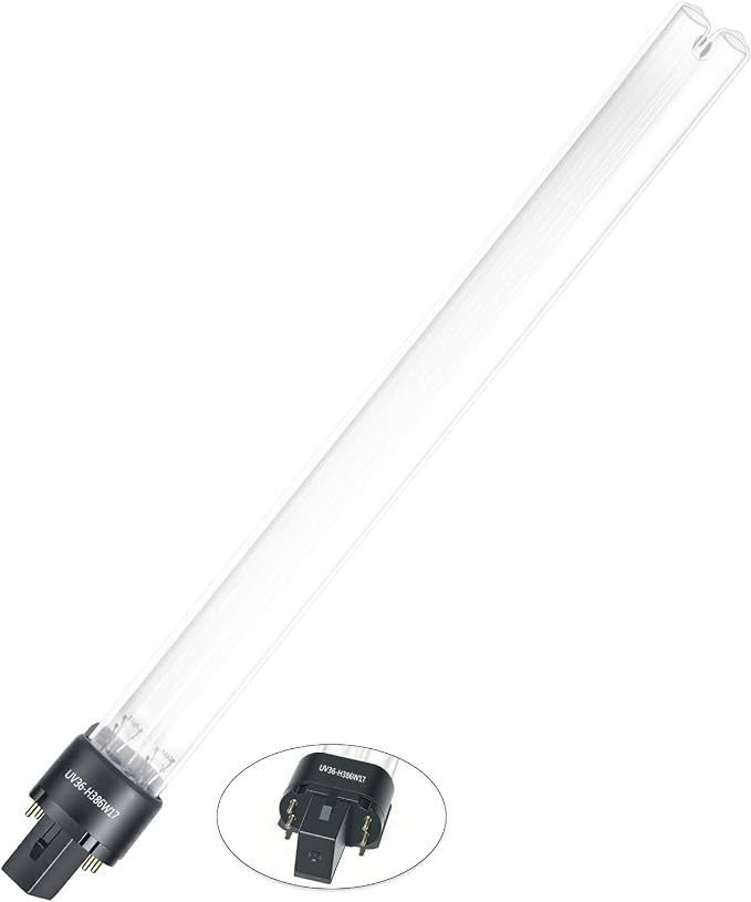 COOSPIDER 36W HVAC UV Light Sanitizer, Air Purifier for Whole House, UVC Light in Duct for AC Duct, Germicidal Lamp with 1 Spare Bulb, 253.7nm Wavelength Ozone Free 110V (CTUV-D36)