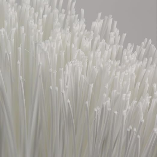 SPARTA 41083EC24 Plastic Color Coded Broom, Unflagged Bristles, Long Broom With Angled Head For Small Debris Cleaning, 56 Inches, Orange, (Pack of 12)
