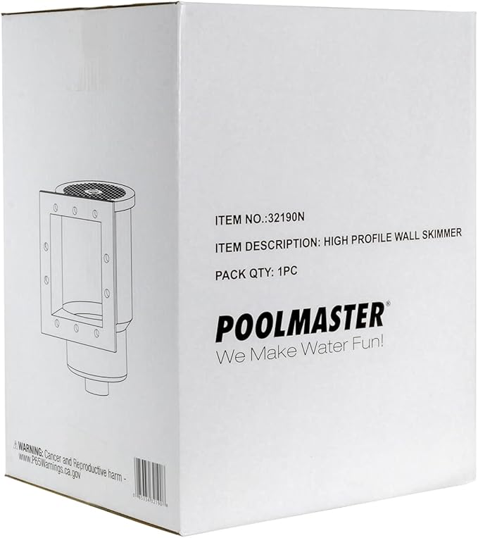 Poolmaster 32190 High-Profile Thru-Wall Swimming Pool Skimmer