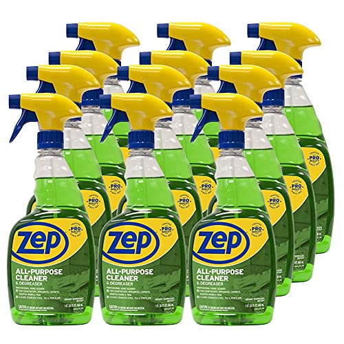 Zep All-Purpose Cleaner & Degreaser – Multi Use Multi Surface Solution – 32 oz- 12 Pack