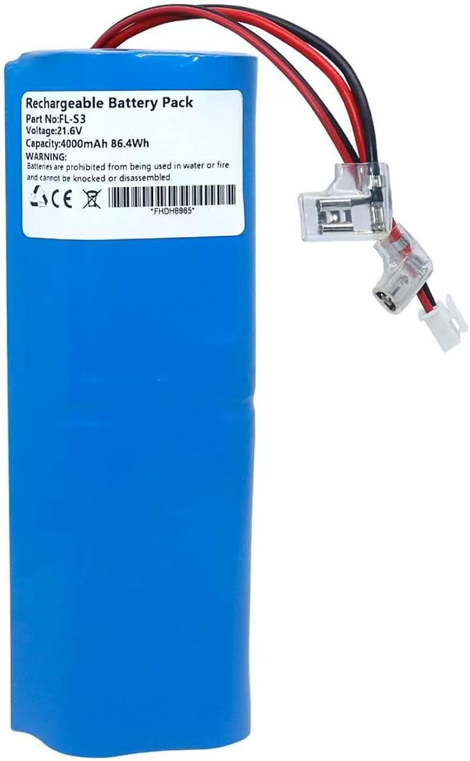 FL-S3 Replacement Battery for Tineco iFloor 3, Floor ONE S3, Floor one S3 and Breeze Cordless Wet Dry Vacuum Cleaner 4000mAh Rechargeable Battery