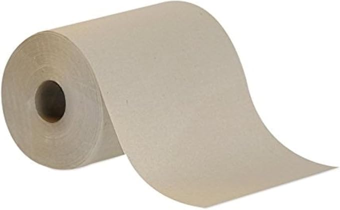 GP 26008 Envision Hardwound Paper Towels, 7.8" x 350' Roll, Brown, Poly-Bag Protected (1 Individual Roll of 350')