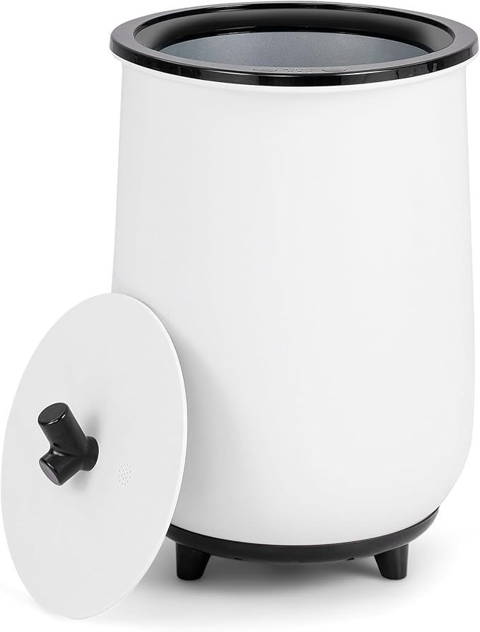 Giantex Towel Warmer Bucket, 23L Large Hot Towel Bucket for Bathroom Spa, Wood Handle, 3 Heating Modes, Adjustable Timer & Auto Shut Off, Fits Up to Two 40" x 70" Oversized Towels, Blankets, Black