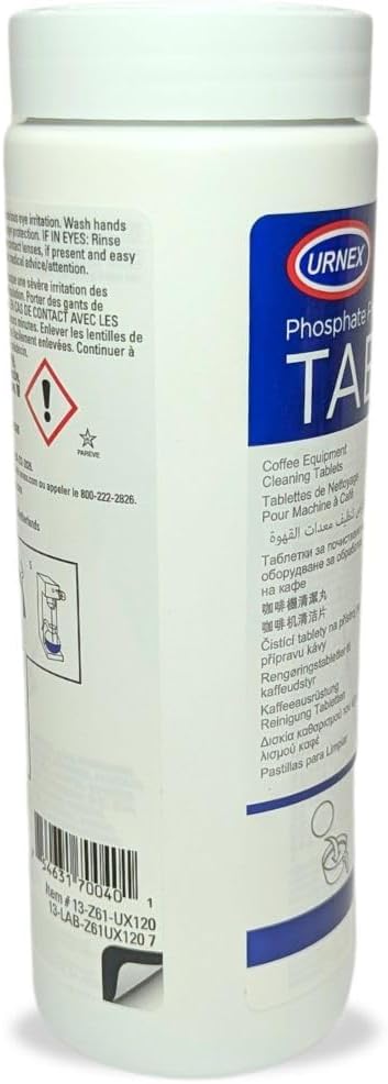 Urnex Tabz Coffee Brewer Cleaning Tablets - 120 Tablets