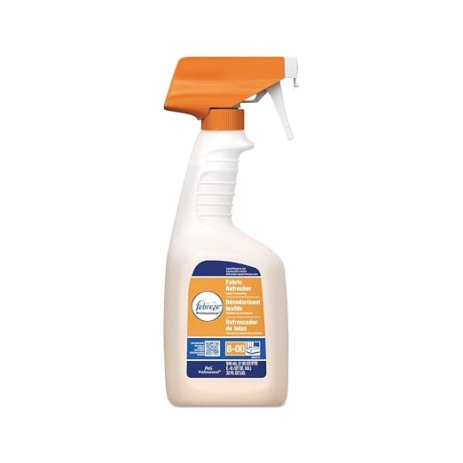 Febreze Fabric Refresher, Bulk Odor Eliminator and Sanitizing Spray, Deep Penetrating for Hotels and Businesses, 32 fl oz (Case of 8)
