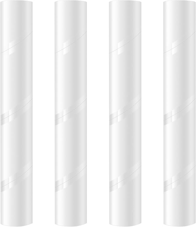 13.8" Large Lint Rollers/7.5" Small Lint Rollers for Pet Hair Extra Sticky,Large Roller with Long Handle for Cleaning Carpets,Clothing,Floors,Wall Cleaner Mop Dust Remover (4Rolls 13.8" Refill)