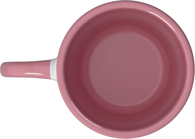 Coffee & Cleaning Supplies Daily Fuel Ceramic Mug, Pink/White