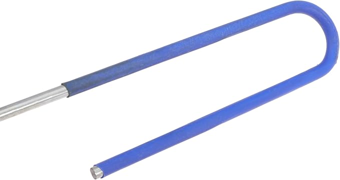 Deep Fryer Cleanout Rod 25" Stainless Steel Angled Drain Cleaning Unclogger Tool for Commercial Kitchen, Restaurant Fryer, 2 PCS