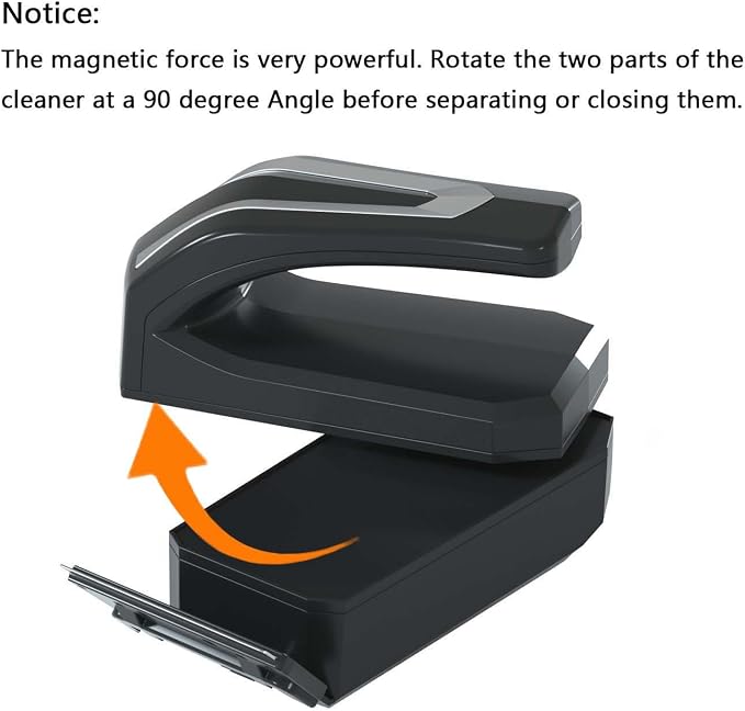 Carefree Fish Aquarium Large Magnetic Cleaner for Thick Glass 8~17mm(1/3~2/3Inch) Heavy Duty Algae Scrubber with 4 Scrapers Floating M+(Plus)